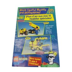 Vintage 1995 Or 1996 LEGO System 822681 Catalog Advertisement 90s Lego Nostalgia